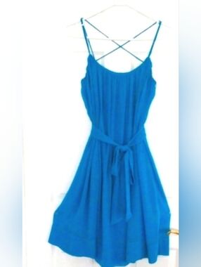 Calvin Klein Collection Blue  Mini Sundress